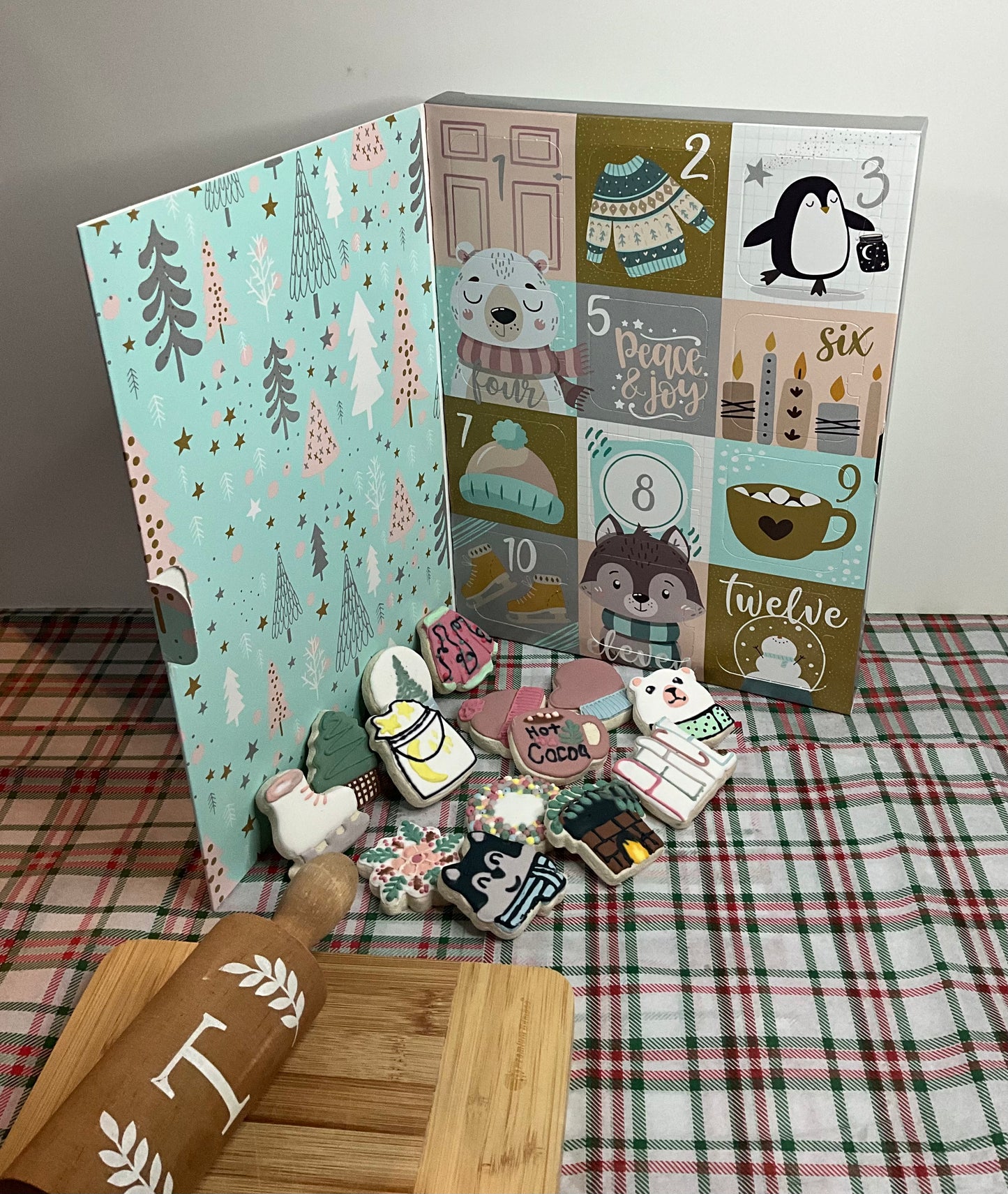 12 Days Of Christmas Advent Calendar 2”Cookies