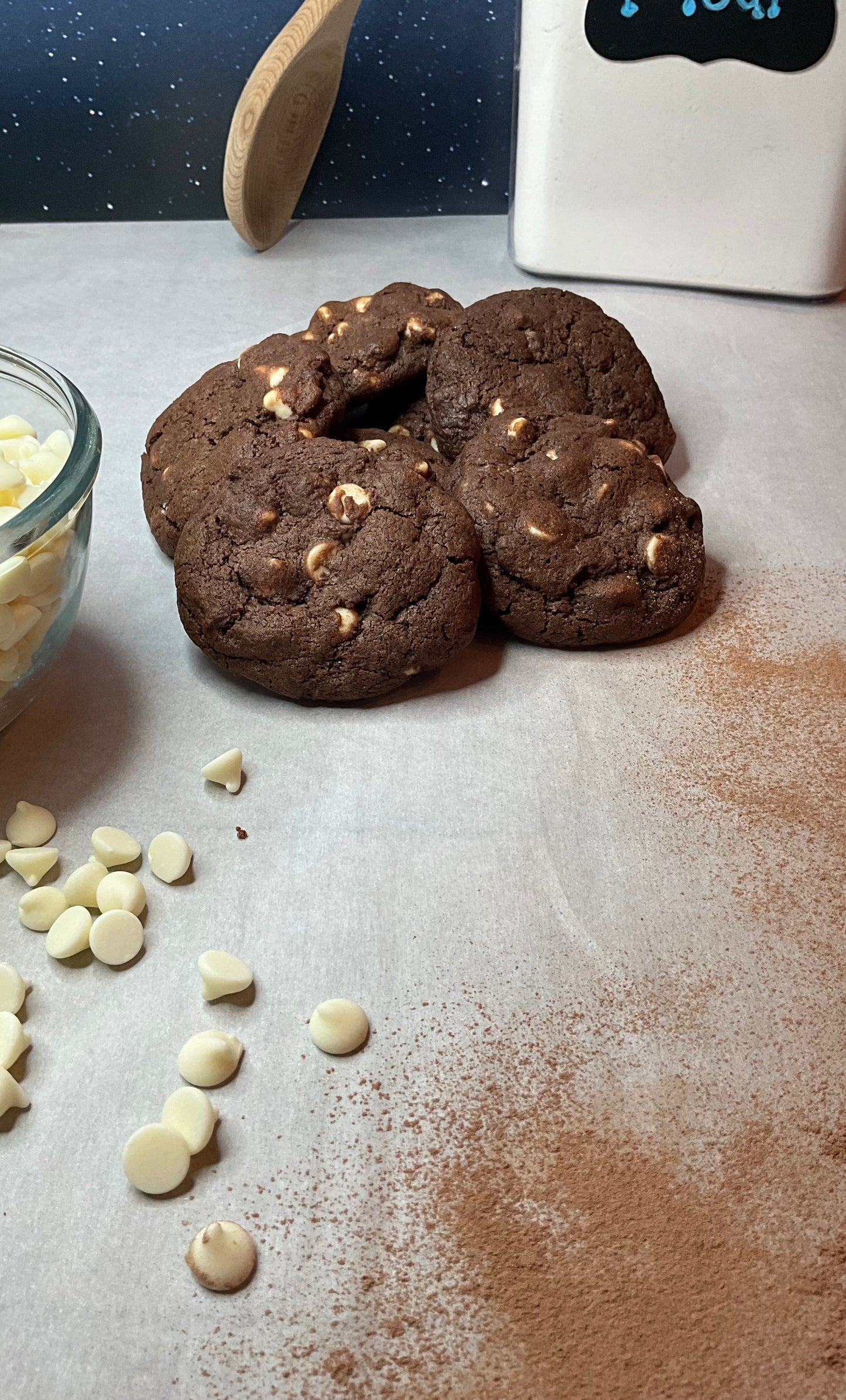 Luna Cookies; Chocolate with White Chips- (6 or 12 Count)