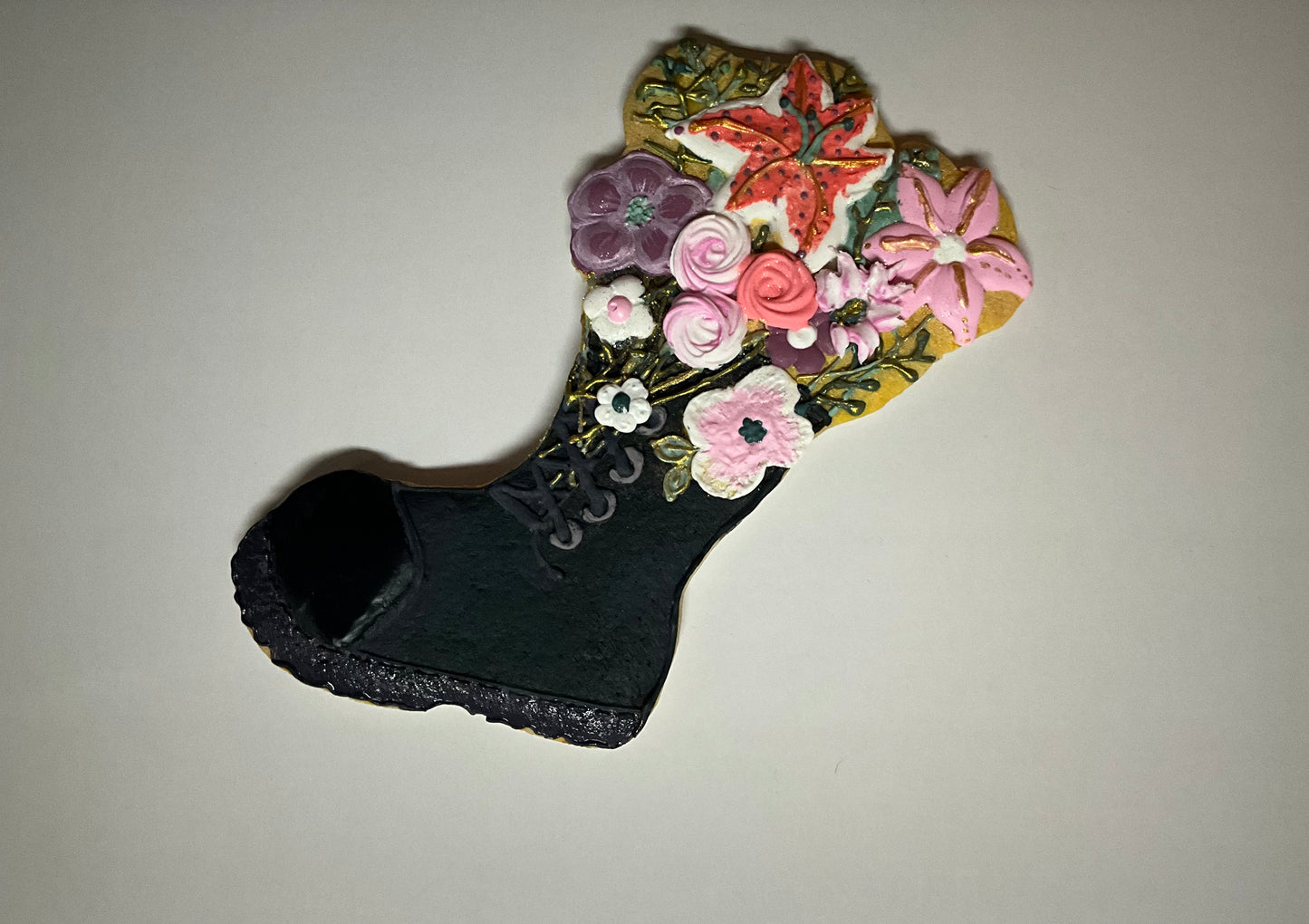 Custom Boot Bouquet-4 Pack Decorated Cookie Collection