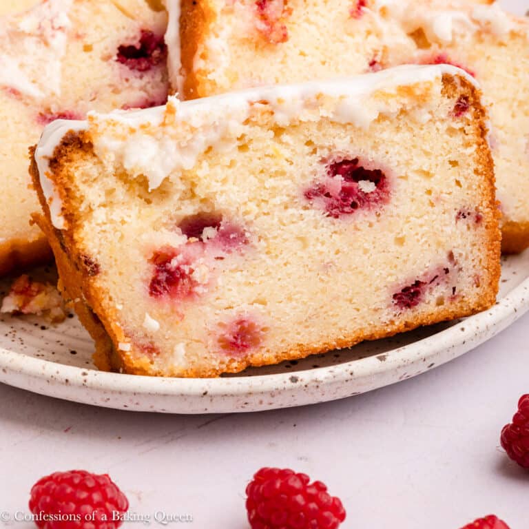 Raspberry Lemon Loaf Cakes (2-7 3/4” x 3 3/4”)