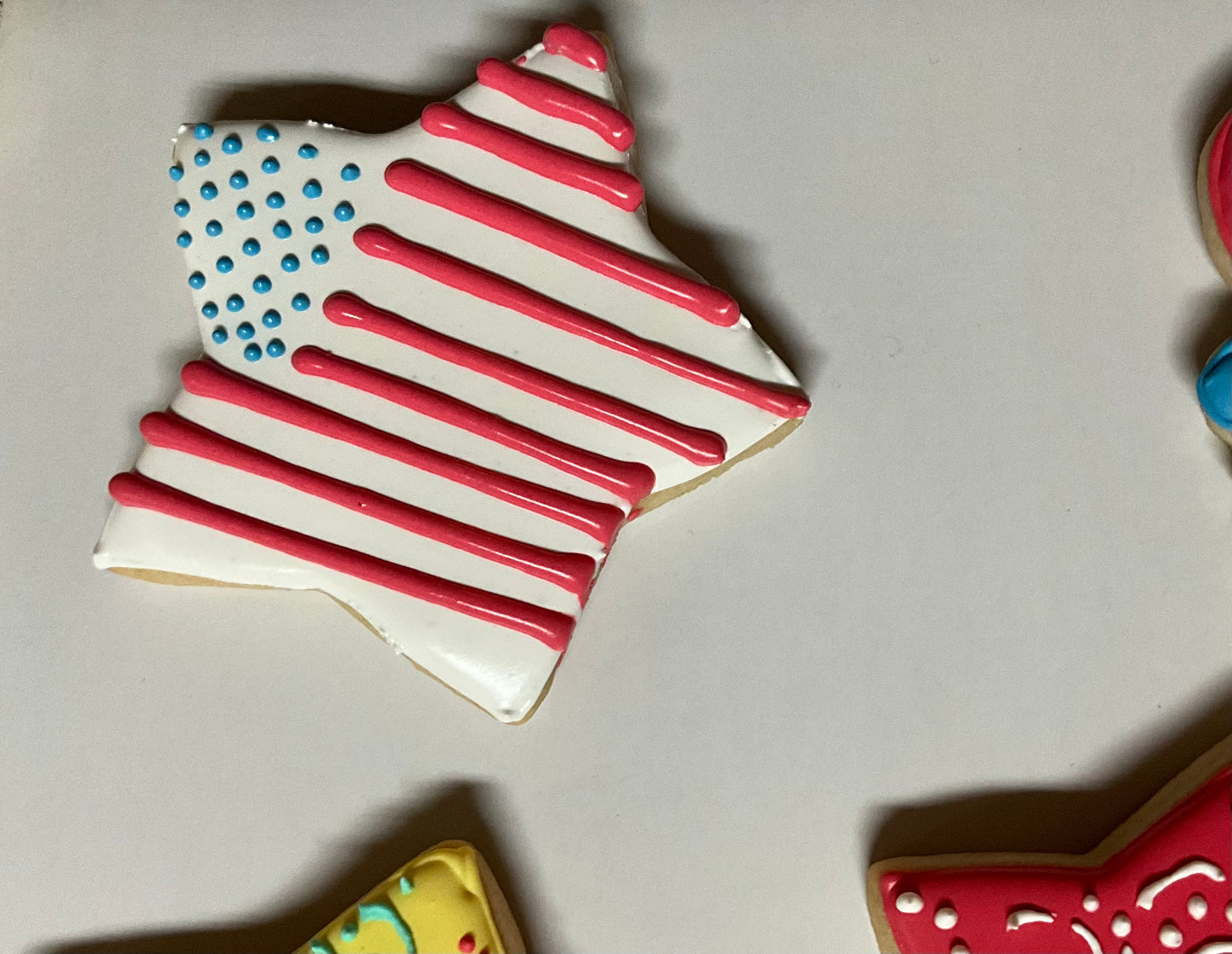 Decorated Sugar Cookies - Patriotic 6 Pack