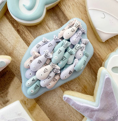 *NEW* Back To School-1st Day Back Set-Customizable 6 Pack Decorated Designer Cookies
