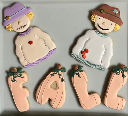 Decorated Sugar Cookie- # 2 Fall Collection 6 Pack