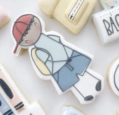 *NEW* Back To School-1st Day Back Set-Customizable 6 Pack Decorated Designer Cookies