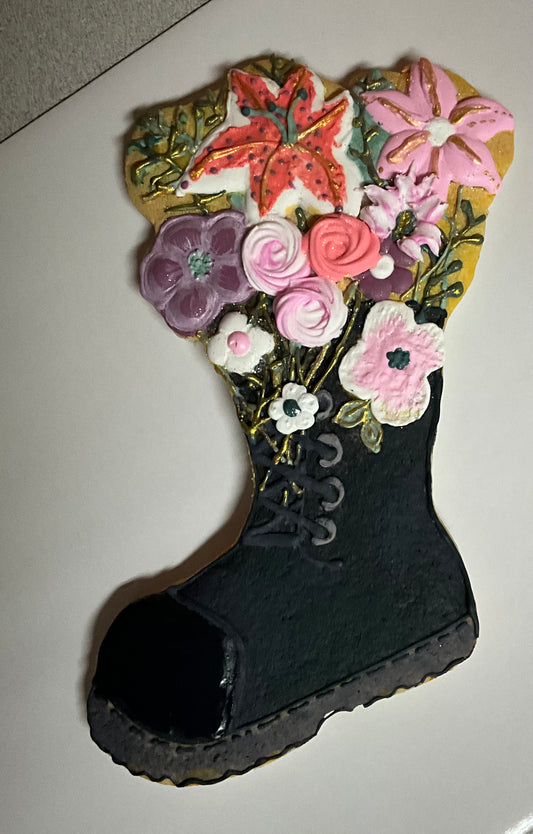 Decorated Sugar Cookie - Custom Boot Bouquet 1 Pack