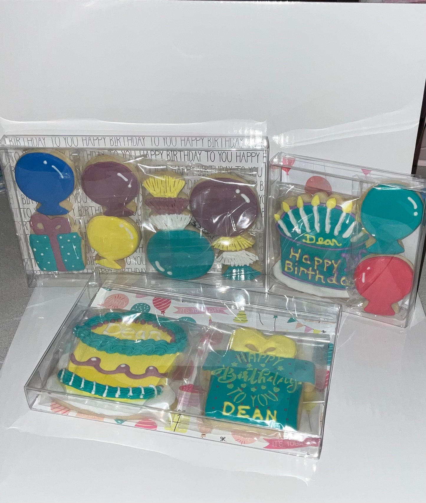 Decorated Sugar Cookies - Birthday 6 Pack (Customizable)