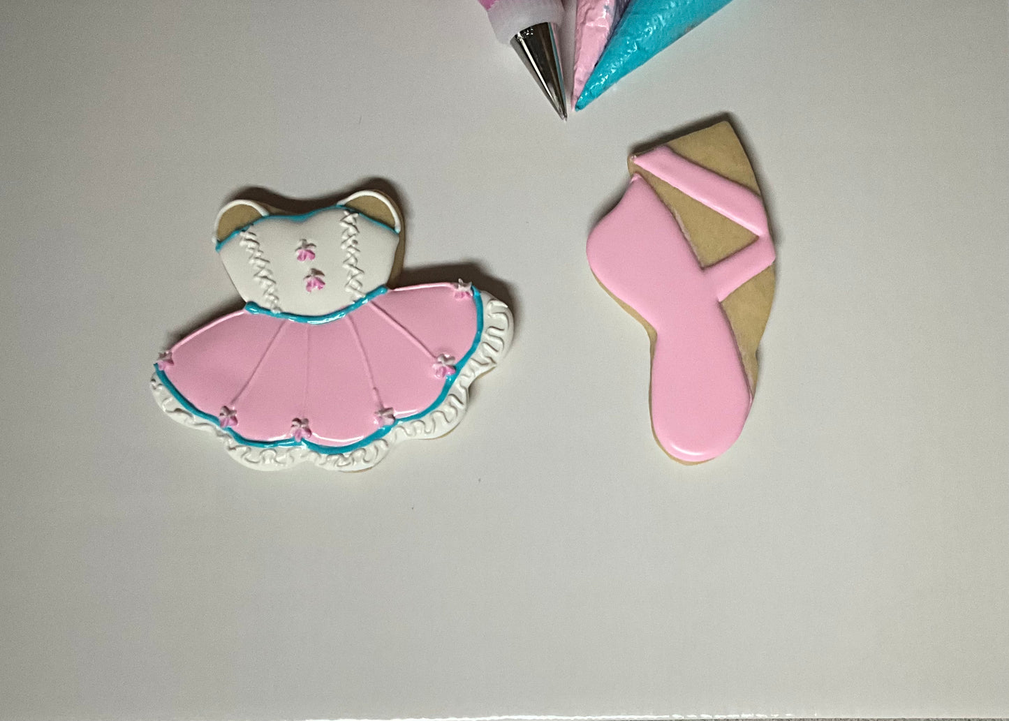 Decorated Sugar Cookie - Ballet Theme 6 Pack