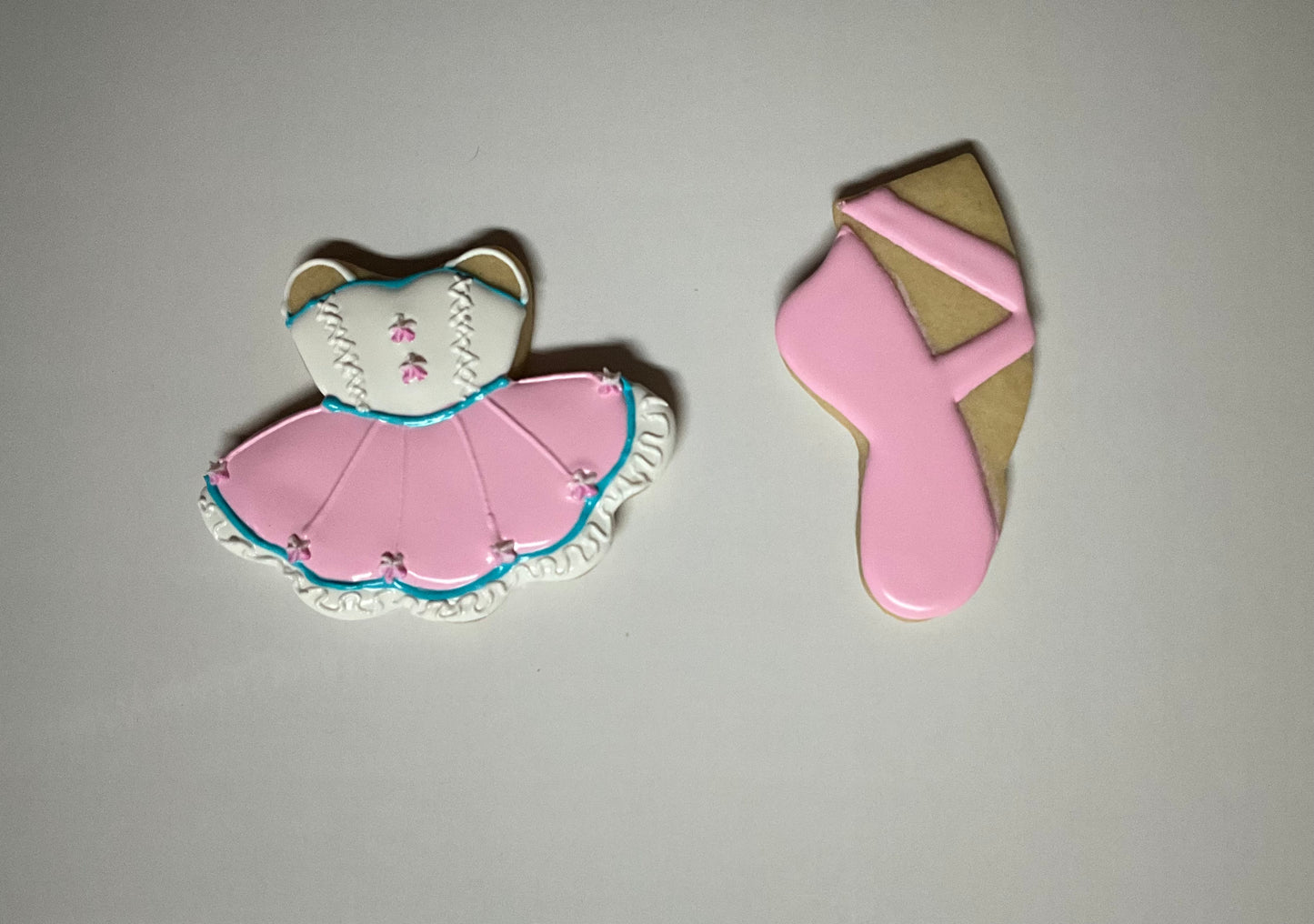 Decorated Sugar Cookie - Ballet Theme 6 Pack