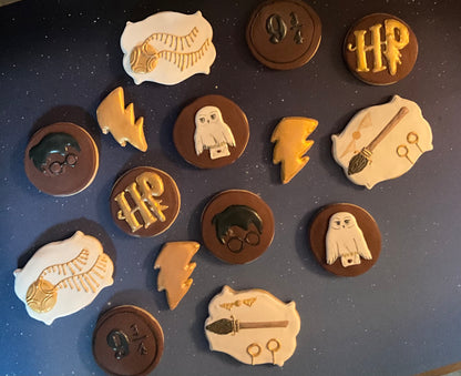 Decorated Sugar Cookies - Wizard World HP 6 Pack