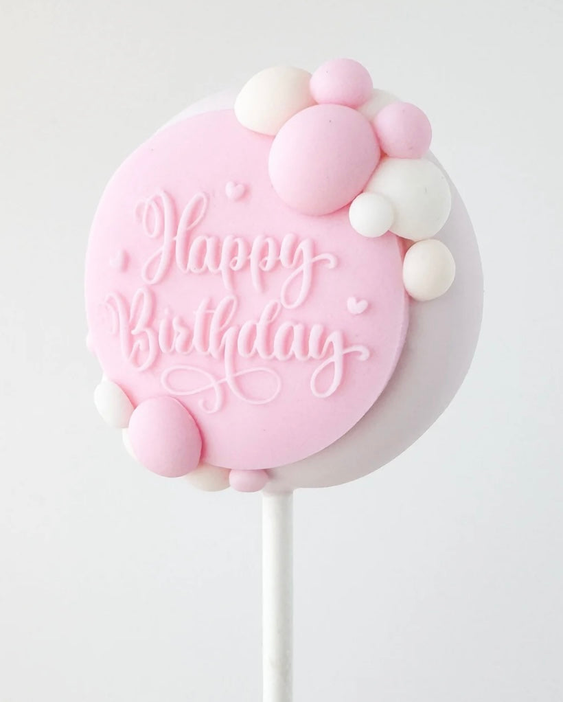 Birthday Cake Pops-1 Dozen (12 Pack )