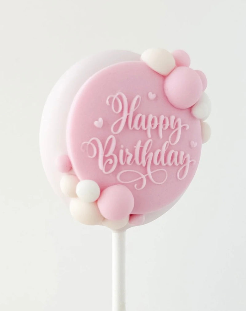 Birthday Cake Pops-1 Dozen (12 Pack )