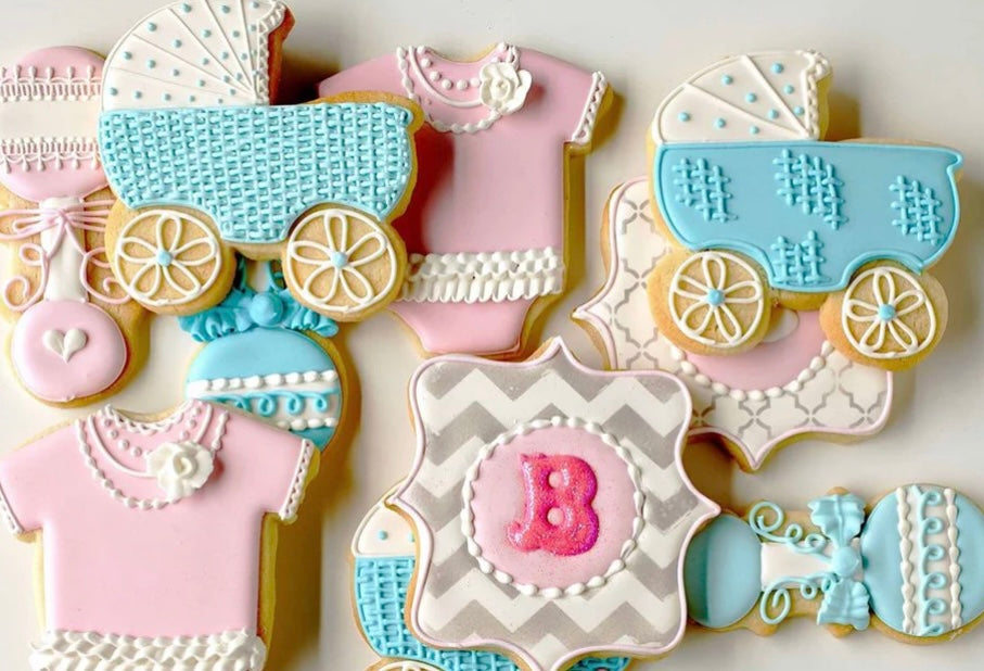 Decorated Sugar Cookies - Baby 6 Pack