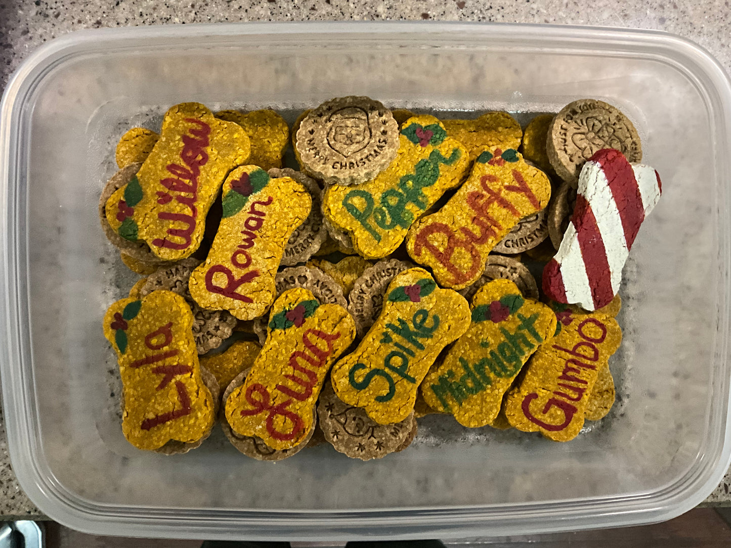 Christmas Dog Treats-All Natural* (20 Treats)