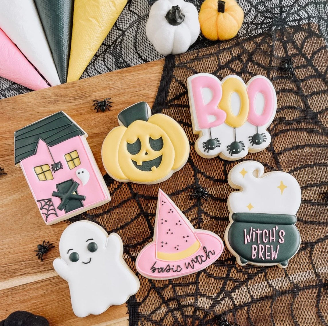 Basic Witch-6 Pack Designer Decorated Cookies