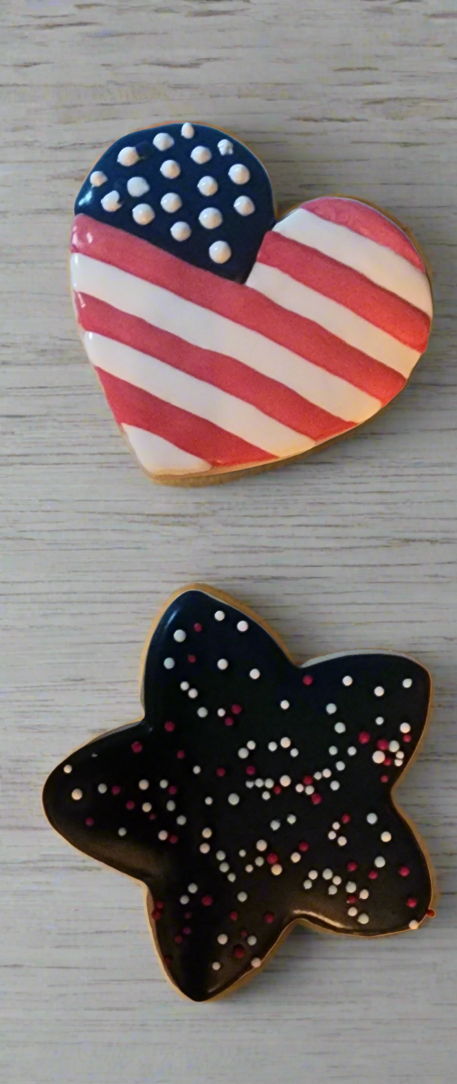 Decorated Sugar Cookies - Patriotic 6 Pack